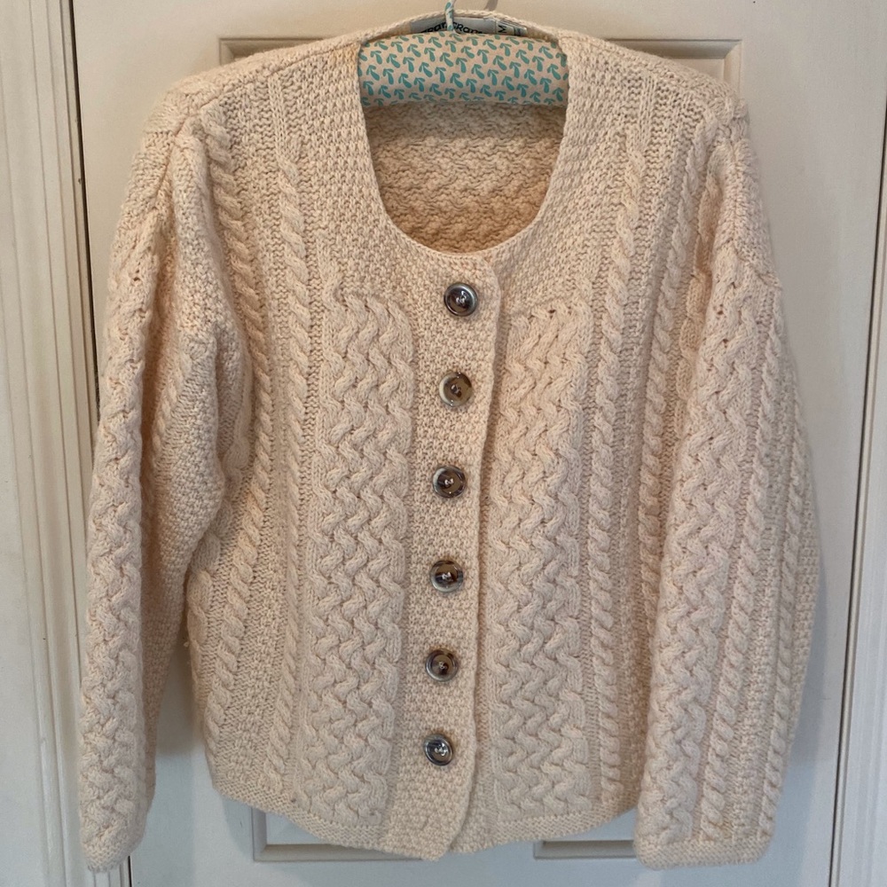 Irish Knit Wool Sweater
